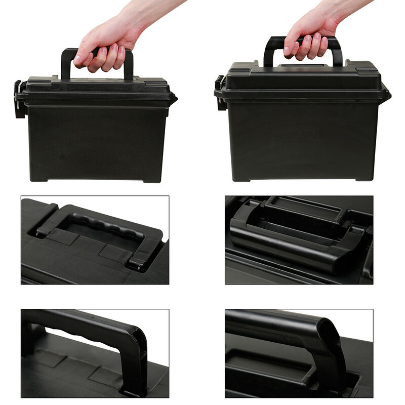 البلاستيك الذخيرة صندوق العسكرية نمط تخزين الذخيرة يمكن عالية القوة خفيفة الوزن الذخيرة ملحق قفص حقيبة للتخزين التكتيكية رصاصة صندوق