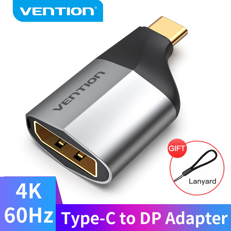 Vention USB C إلى ديسبلايبورت محول 4K نوع C إلى DP كابل لماك بوك هواوي شاومي USB C إلى ديسبلايبورت Thunderbolt محول