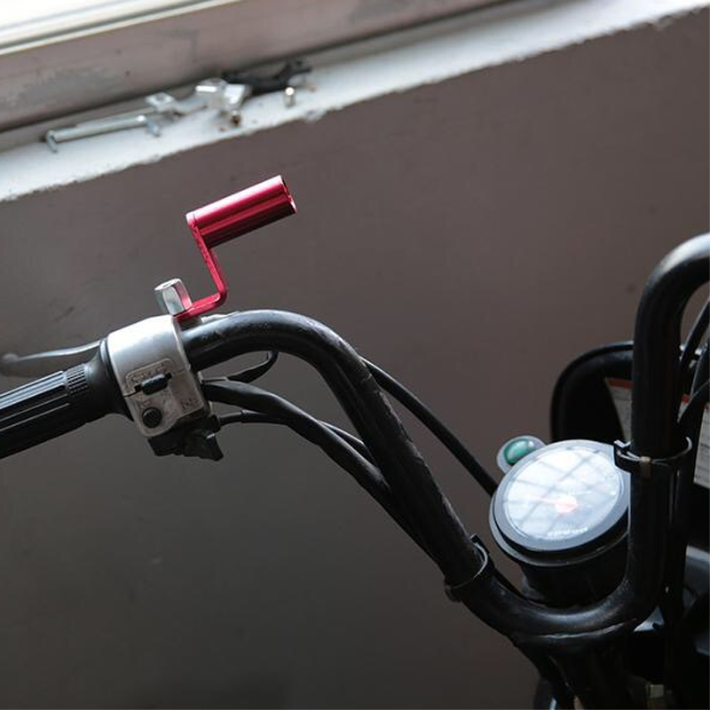1 قطعة دراجة نارية الألومنيوم باستخدام الحاسب الآلي الهاتف المحمول تعديل قضيب مركبة كهربية اكسسوارات الديكور مرآة خلفية قوس مقعد
