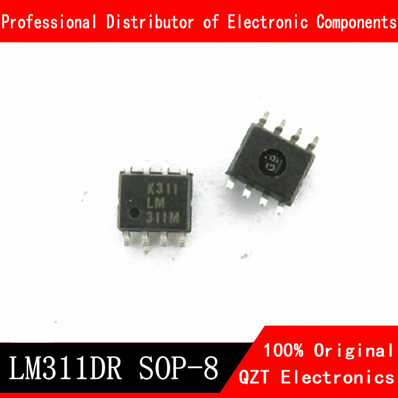 10 قطعة LM311DR SOP8 LM311 SOP-8 SMD 311DR مضخمات تشغيلية/ مكبر التشغيل LM311D SOP