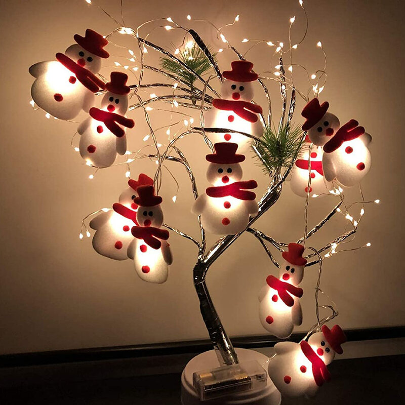 عيد الميلاد أفخم ثلج ضوء سلسلة ، 10 LED ضوء سلسلة ، مهرجان ديكور ، شجرة عيد الميلاد معلقة الحلي ، 1.65 متر