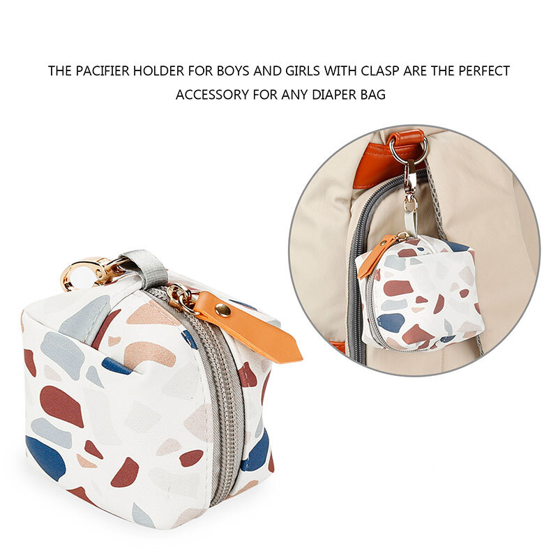 حامل لهاية الأطفال منيعة مفيدة مصاصة للرضع يمكن شنق الأم حقيبة مقاوم للماء المحمولة مصاصة حقيبة صندوق