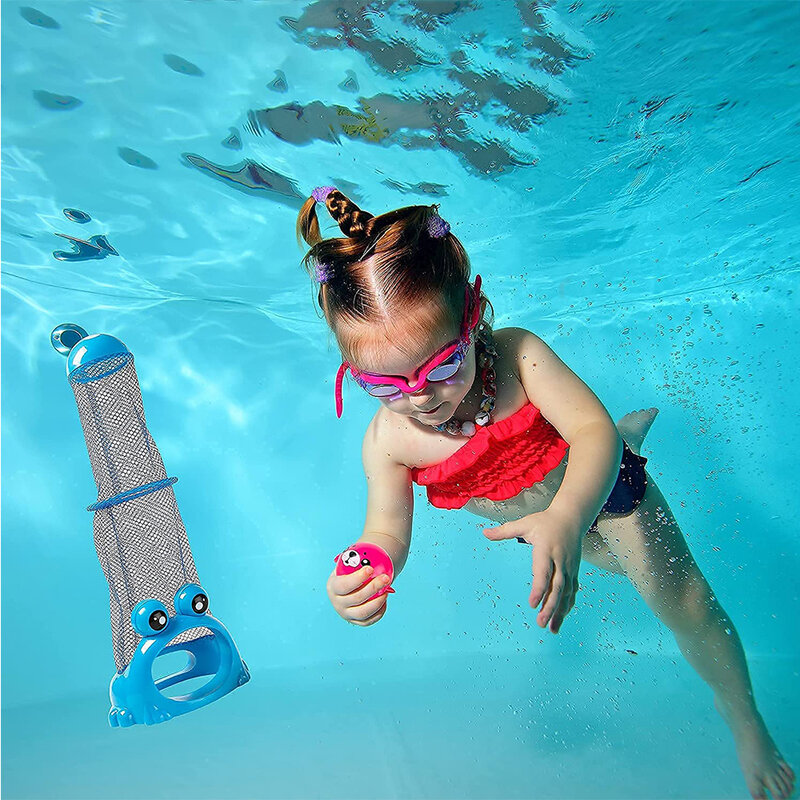 الصيف الغوص التدريب اللعب تغذية الضفدع لعبة المغذي من الأسفل إضاءة تحت الماء بحمامات السباحة الغوص اللعب حمام لعب للبنين والبنات