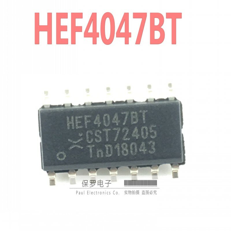 10 قطعة 100% مذبذب أصلي وجديد متعدد التردد HEF4047BT HEF4047 SOP-14 متوفر