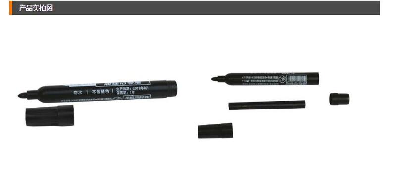 5 قطعة أقلام تخطيط دائمة للتلوين الزيتية مقاوم للماء قلم أسود ل علامات الإطارات التجفيف السريع قلم توقيع لوازم مكتبية