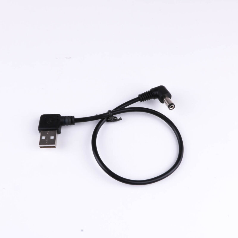 شحن مجاني بزاوية USB 2.0 إلى 5.5/2.1 مللي متر التوصيل 5 فولت تيار مستمر الطاقة برميل كابل المقبس