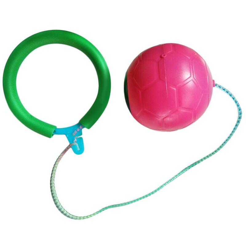 لعبة أطفال ملونة على شكل حبل قفز لعبة رياضية خارجية ممتعة لعبة أطفال على شكل قوة رد فعل وقفز حلقة متأرجحة ألعاب للأطفال والوالدين