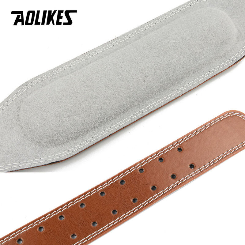 AOLIKES جديد واسع حزام رفع الأثقال كمال الاجسام اللياقة البدنية أحزمة الحديد رفع الأثقال التدريب الخصر حامي رياضة حزام للظهر