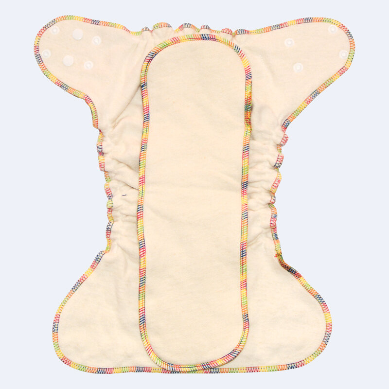 حفاضات من قماش القنب نيسيز ميباي مناسبة للترطيب الثقيل تناسب الطفل 5-15kgs ، القنب الطبيعي