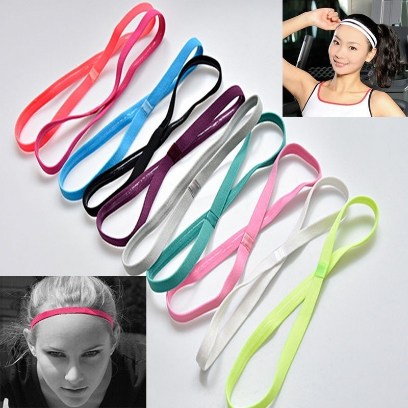 النساء تمتد الرياضة اليوغا Hairband عقال للرجال الرياضة الجري اللياقة البدنية Headbands مطاطا مكافحة زلة العصابة رياضة Headbands