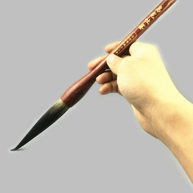 فرشاة الخط الصيني ، قادوس على شكل دب ، قلم خط الشعر ، للرسم والكتابة ، Tinta China Caligrafia