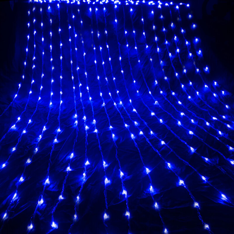 هانيفلاي LED شلال الستار سلسلة ضوء ديناميكية النيزك دش المطر تأثير الجنية جليد مصباح عيد الميلاد 6X3M 3X3M 3X2M