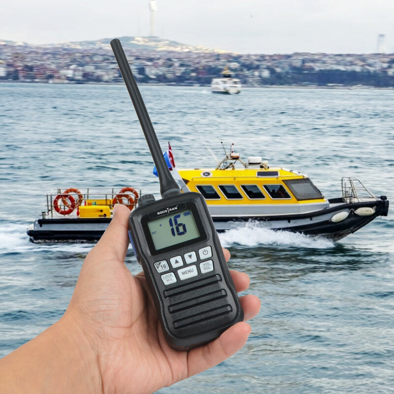 Socotran RS-25M المحمولة اتجاهين راديو VHF156.000-162.000MHz IP-X7 مقاوم للماء البحرية اسلكية تخاطب ث/INT ، الولايات المتحدة الأمريكية ، يمكن مجموعة القناة
