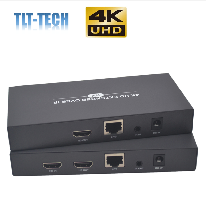 2020 أفضل 150m H.265 4K فوق ممدد HDMI IP شبكة 4K HDMI IR موسع بواسطة إيثرنت RJ45 CAT5/5e/6 كابل مثل مقسم الوصلات البينية متعددة الوسائط وعالية الوضوح (HDMI)