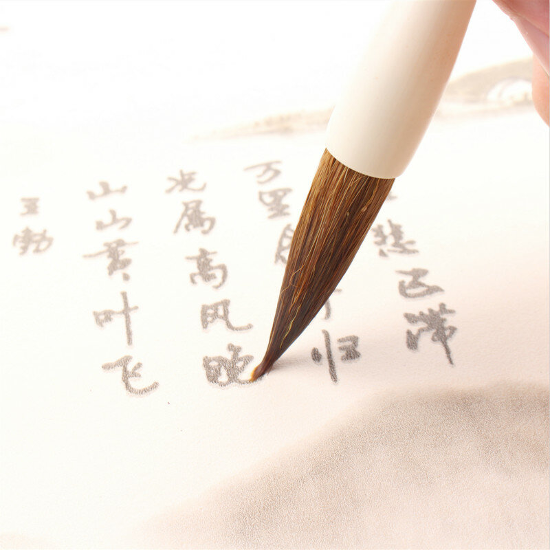 مجموعة أقلام الخط الصينية لكتابة شعر ابن عرس تصلح للطلاب في المدارس مستلزمات الحرف اليدوية
