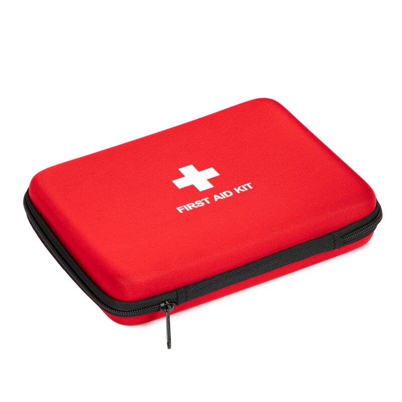 علبة إسعافات أولية فارغة EVA ، حافظة طبية حمراء صلبة ، مستجيب أولي للصحة في المنزل ، للتخييم في الهواء الطلق