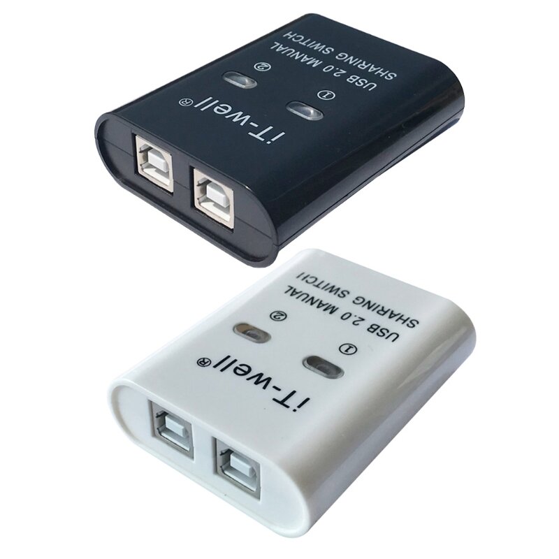 موزع تبديل لتقاسم البيانات يدويًا بمنفذ USB محول نقل بيانات 2 في 1 مهايئ مهايئ مهايئ مهايئ كفم