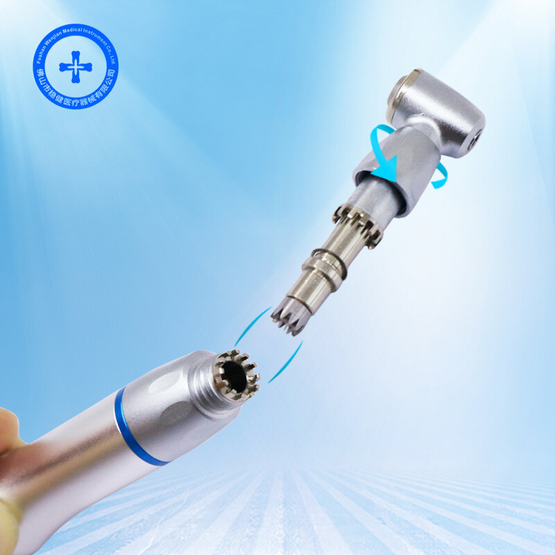 مختبر الأسنان كونترا زاوية مستقيم منخفضة السرعة قبضة الكهربائية محرك صغري فرشاة تلميع التوربينات الهوائية قبضة Wenjian