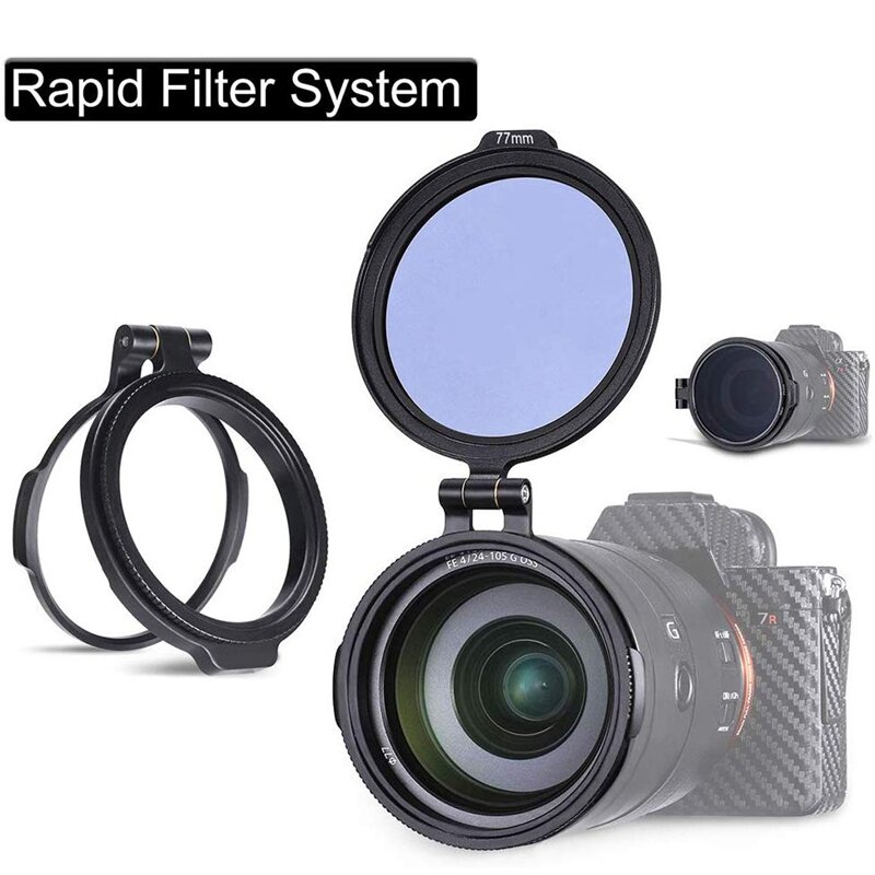 UURig RFS ND تصفية السريع تصفية نظام DSLR ملحقات الكاميرا سريعة التبديل قوس ل 58/67/72/77/82 مللي متر DSLR محول العدسة الوجه
