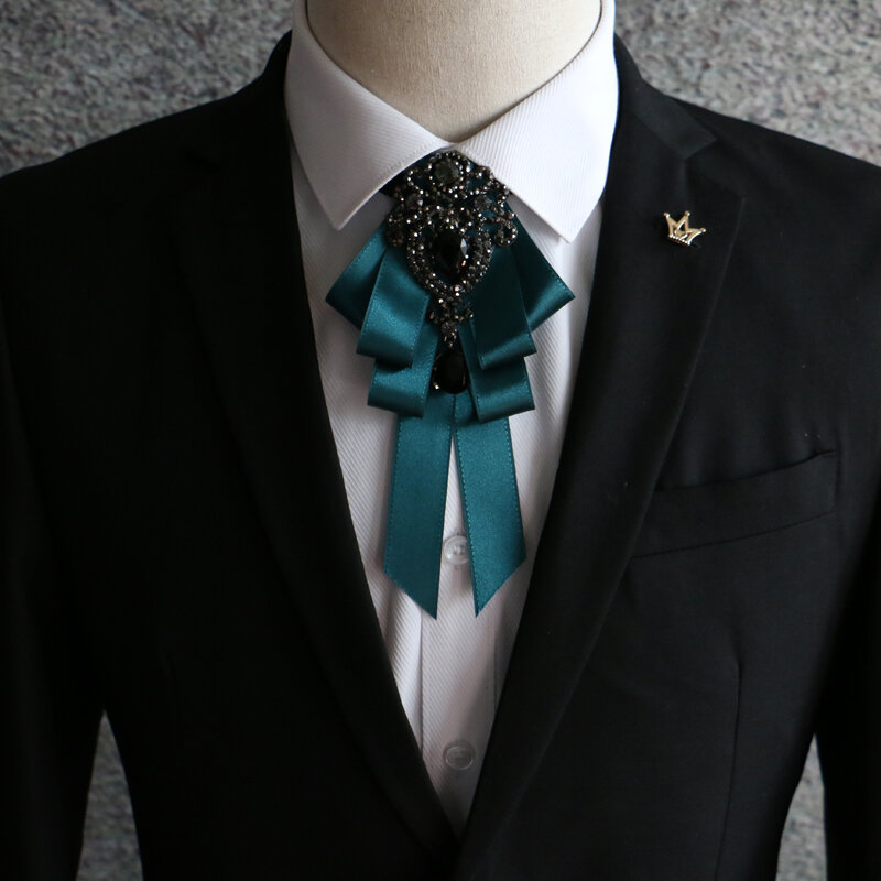 جديد جودة عالية الكلاسيكية بووتيس الرقبة التعادل الشريط حجر الراين الصدار ربطة ربطة عنق هدايا للرجال الزفاف الرسمي اللباس اكسسوارات