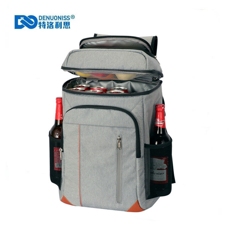 DENUONISS-حقيبة تبريد كبيرة عازلة ، 100% مانعة للتسرب ، نزهة في الهواء الطلق ، الشاطئ ، برودة ، سيارة ، ثلاجة للأغذية ، 22L