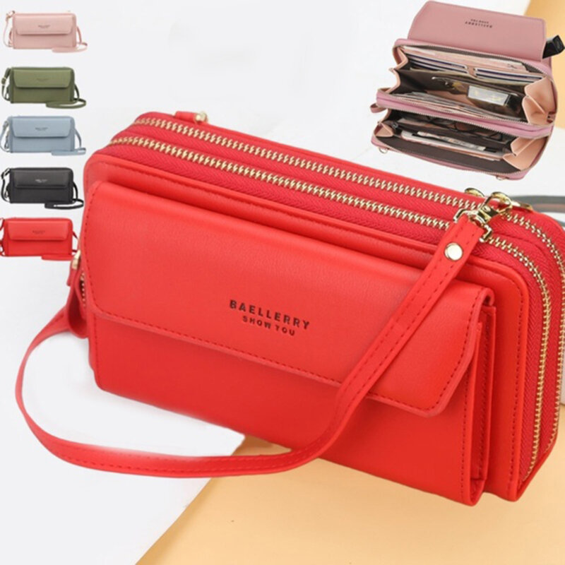 العلامة التجارية مصمم محافظ النساء العديد من الإدارات مخلب المحفظة الإناث طويلة بطاقة كبيرة محفظة السيدات حقيبة يد