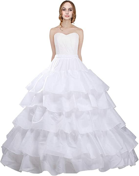 من المألوف لطيف نمط جديد ثوب نسائي الزفاف ثوب نسائي ثوب نسائي تول ، أبيض ، حجم واحد الحجم