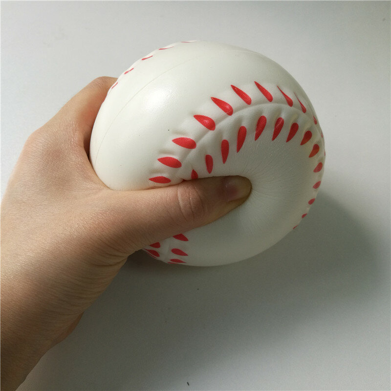 لعب البيسبول مكافحة الإجهاد الكرة لينة رغوة المطاط كرات ضغط اسفنجي الإجهاد Relif لعب للأطفال الأطفال 6.3 سنتيمتر/10 سنتيمتر