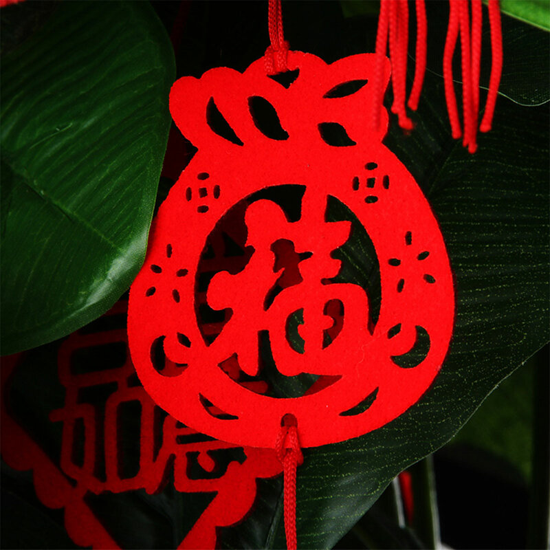 6 قطعة/الحزمة الصينية عقدة قلادة الديكور الصينية السنة الجديدة قلادة الربيع مهرجان غرفة معلقة الربيع مهرجان الديكور هدية