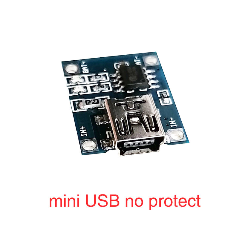 Type-c/Micro/Mini USB 5V 1A 18650 TP4056 شاحن بطارية ليثيوم وحدة شحن المجلس مع حماية وظائف مزدوجة 1A ليثيوم أيون