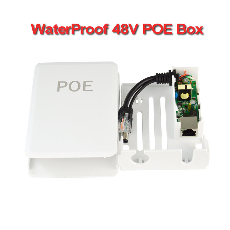 باخرة نشط POE الخائن مقاوم للماء 48 فولت POE 10/100 متر المدخلات إلى تيار مستمر الناتج 12 فولت للكاميرا IP/نقطة وصول لاسلكية/CCTV