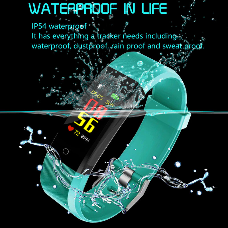 ساعة ذكية بتقنية FXM مقاومة للماء للرجال ، جهاز مراقبة الصحة ، معدل ضربات القلب ، ضغط الدم ، عداد الخطى ، السوار الرياضي ،