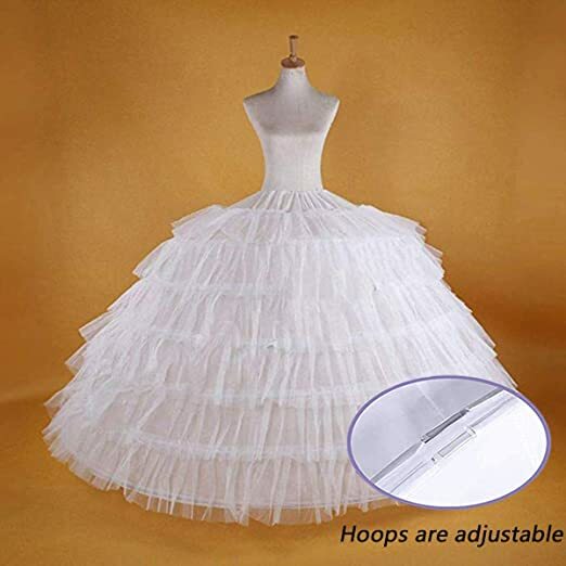 تنورة نسائية من التول ، كرينولين ، تنورة تحتية نصف زلة ، فستان زفاف