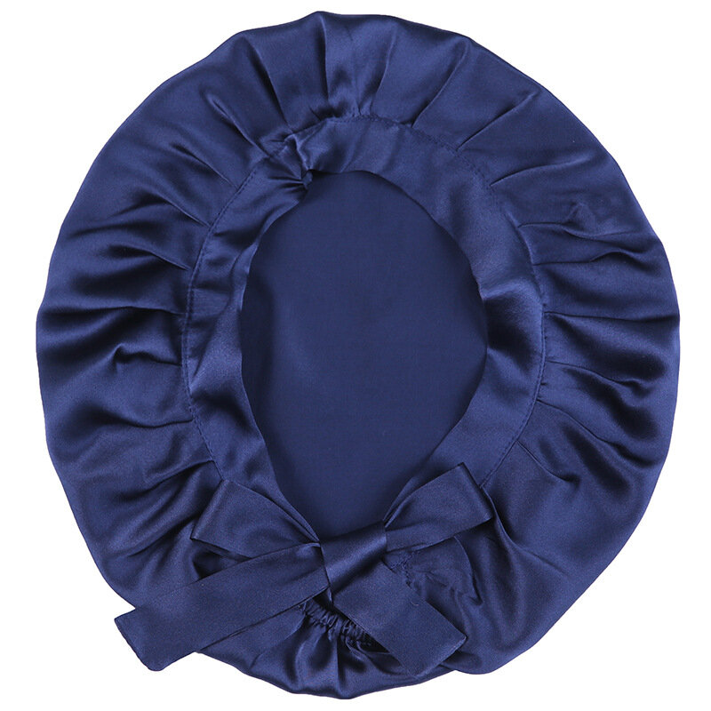 SuyaDream100 ٪ التوت الحرير غطاء للنوم للنساء العناية بالشعر الطبيعية 19 مومي الحرير ليلة بونيه مع أشرطة قابل للتعديل