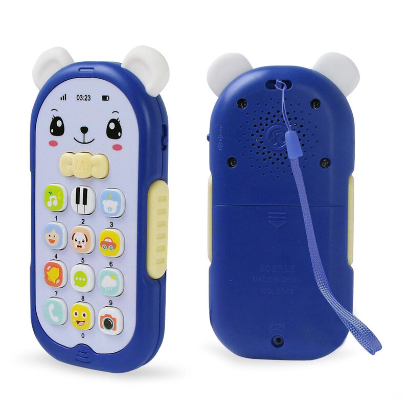 طفل لعبة الهاتف المحمول الهاتف في وقت مبكر التعليمية آلة التعلم الاطفال الهدايا الهاتف الموسيقى آلة الصوت الإلكترونية لعبة طفل
