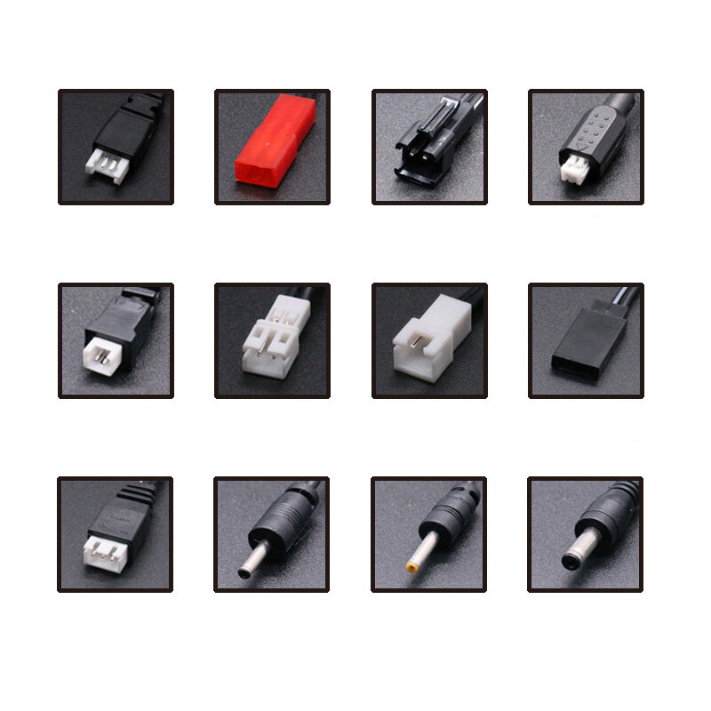 كابل شحن USB ببطارية ليثيوم بقوة 3.7 فولت مع منفذ USB إلى مقبس JST /SM / futaba لأجهزة 3Rc الرباعية بدون طيار