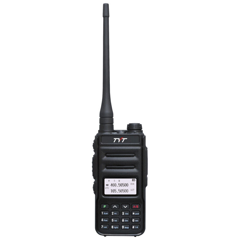راديو TYT محمول باسلكين ، طويل المدى ، جهاز اتصال لاسلكي قابل لإعادة الشحن ، شحنة من مستودع تلميع ، من 5 واط ، VHF ، UHF ،