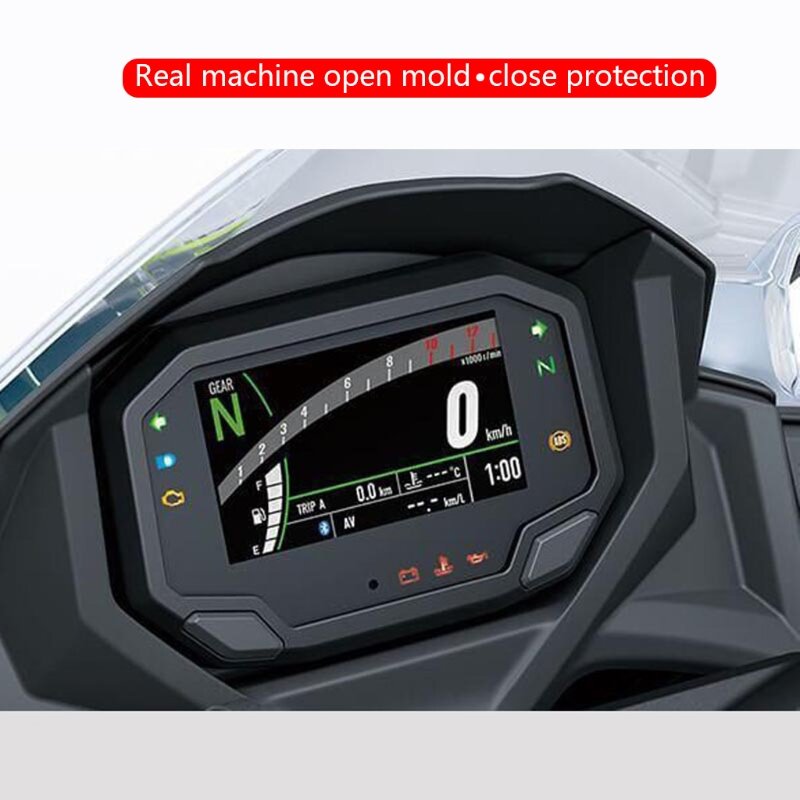 واقي شاشة للدراجة النارية بتصميم عنصري من الخدوش لهاتف Kawasaki 2020 Ninja650 Z650 Z900