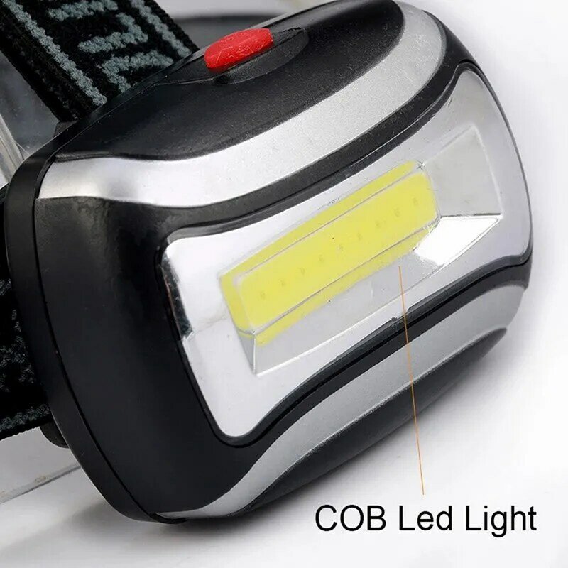 C9 الصيد ضوء مصباح LED صغير COB كشافات الشعلة 4 طرق مقاوم للماء المصباح رئيس مصباح يدوي الفانوس للتخييم في الهواء الطلق ليلة