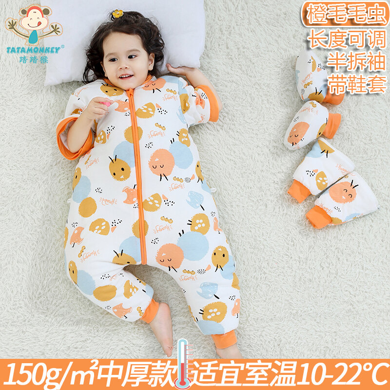 الشتاء الطفل أكياس النوم Footmuff الخريف سميكة الدافئة لبس بطانية القطن ثوب النوم الرضع طفل رضيع كيس النوم لحاف 8Y