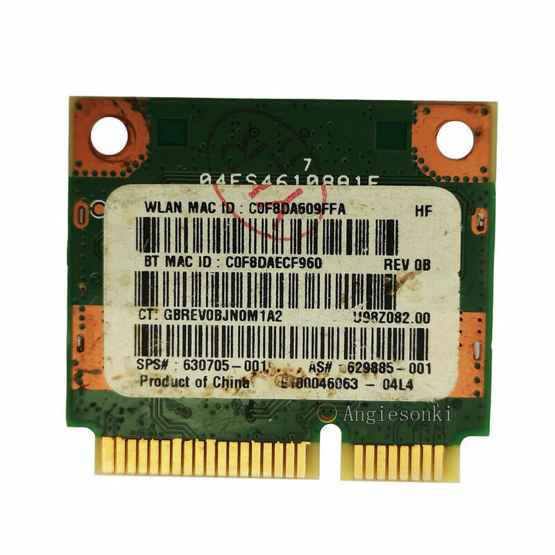 SSEA بطاقة لاسلكية واي فاي Bluetooth3.0 ل رالينك RT5390BC8 نصف صغير PCI-E 802.11b/g/n ل Hp DM1 DV4 DV7 G4 G6 G7 SPS:630705-001