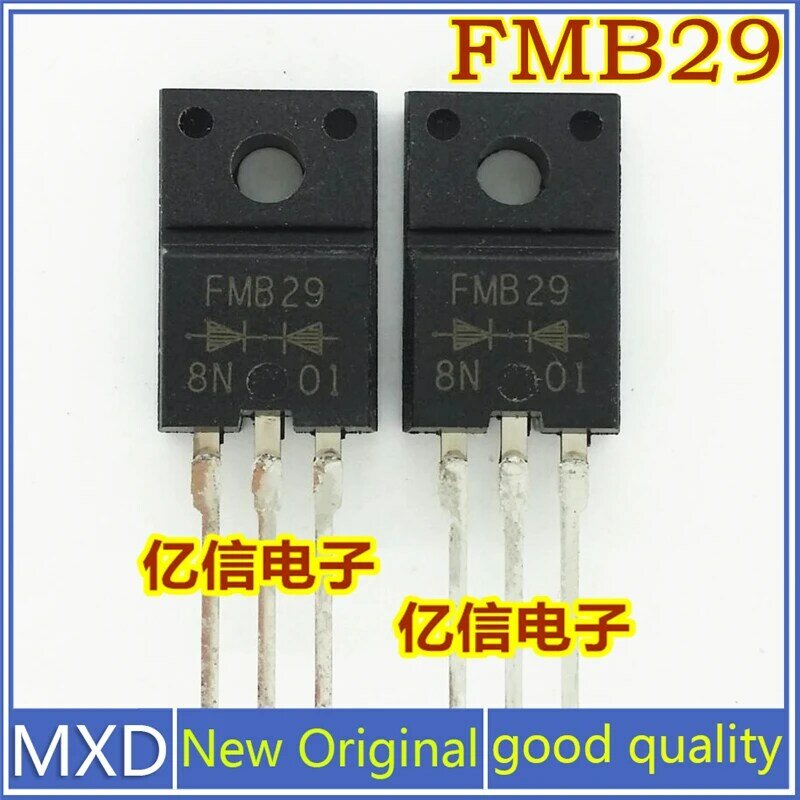 5 قطعة/الوحدة جديد الأصلي FMB29L شوتكي ديود FMB-29L 90V10A TO220F-3 نوعية جيدة
