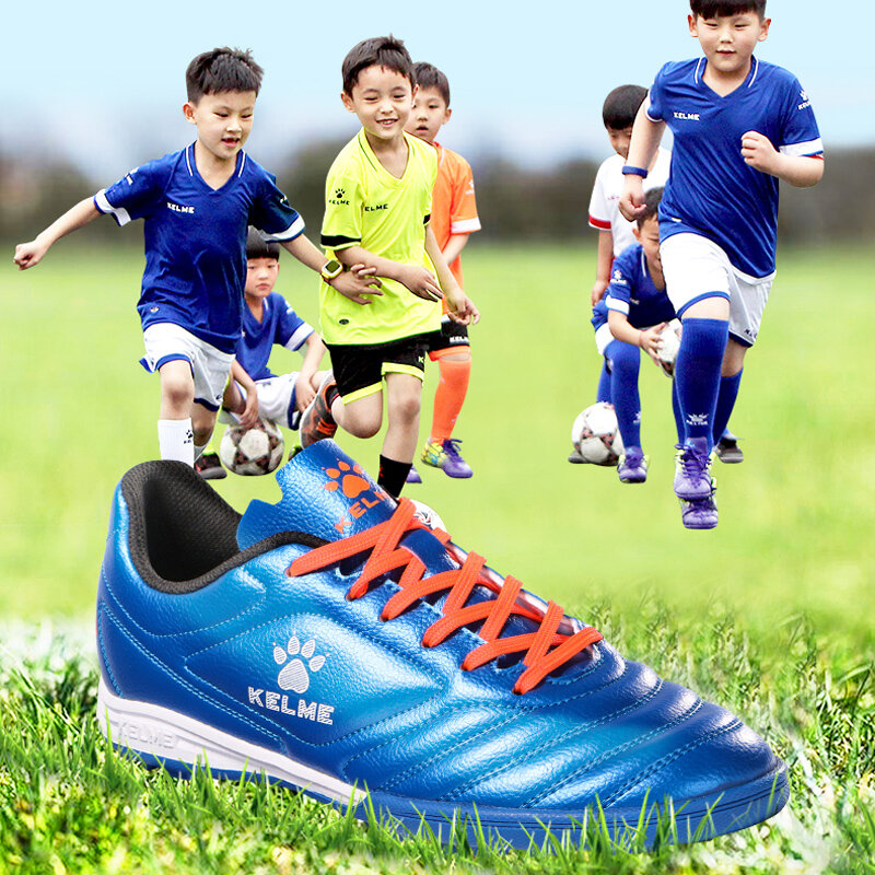 أحذية رياضية رجالية للتدريب على كرة القدم من KELME أحذية رياضية لكرة القدم للشباب مضادة للتزلق طراز AG موضة 871701