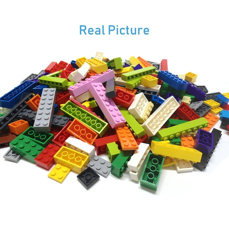 200 قطعة لتقوم بها بنفسك اللبنات الشكل الطوب سيراميك 2x2 التعليمية الإبداعية الحجم متوافق مع 3068 لعب للأطفال