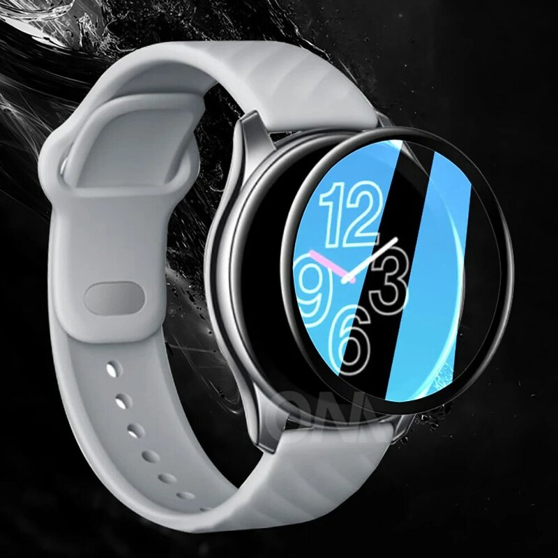 لينة الألياف الزجاج فيلم واقية ل OnePlus ساعة 2020 منحني لينة الألياف Smartwatch حامي الشاشة الكاملة ل One Plus ساعة