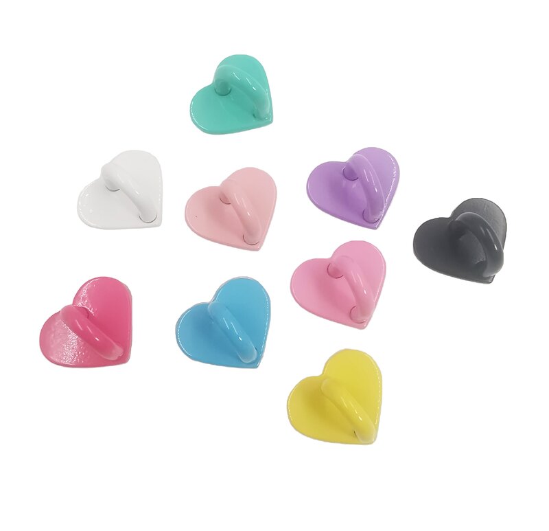 9 مختلفة ملونة سبيكة معدنية الهاتف هوك القلب عصا على السائبة Kpop لسحر