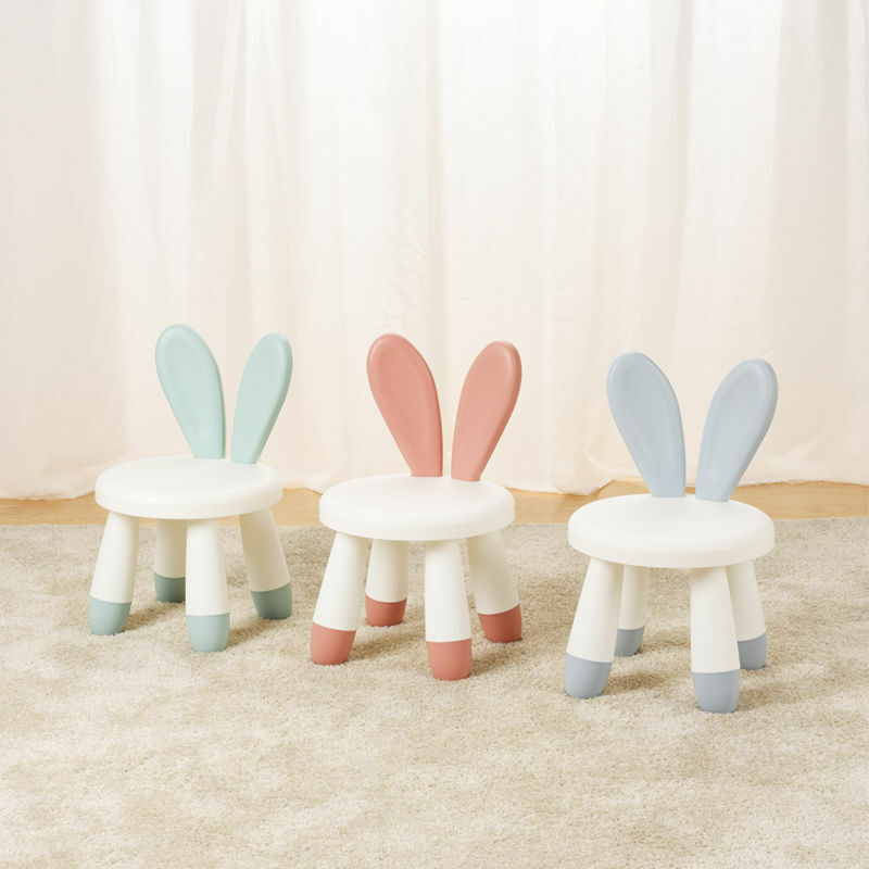 جديد أثاث الأطفال كرسي أطفال الأطفال البراز مسند القدمين مقعد داخلي أرنب الغزلان شكل كرسي أطفال أرنب لطيف هدية