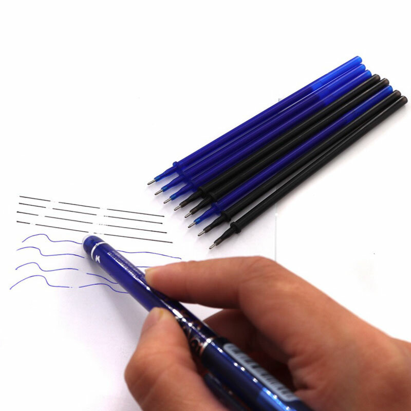 قابل للمسح القلم قابل للغسل مقبض الأزرق/الأسود/الأحمر 0.5 مللي متر Kawaii القلم الملء قضيب ل مكتب لوازم الطالب امتحان الكتابة الغيار الأقلام