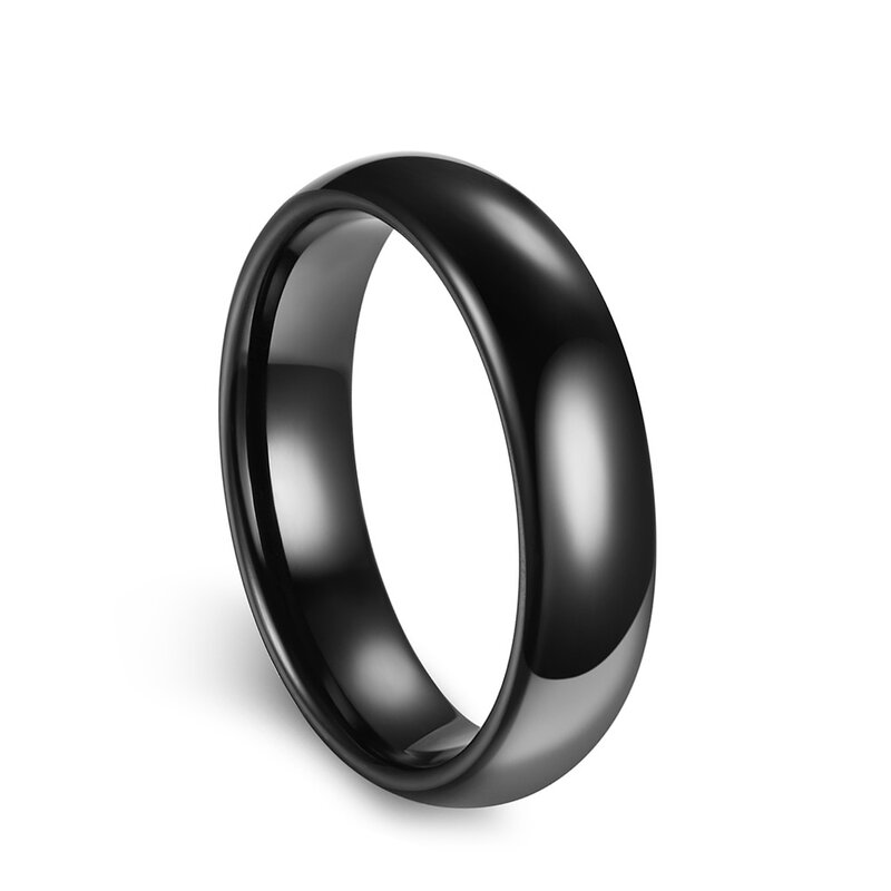 2021 جديد تتفاعل 125kHz أو 13.56MHz الأسود خاتم من السيراميك الذكية خاتم الموضة معرف أو uid رقاقة للرجال أو النساء
