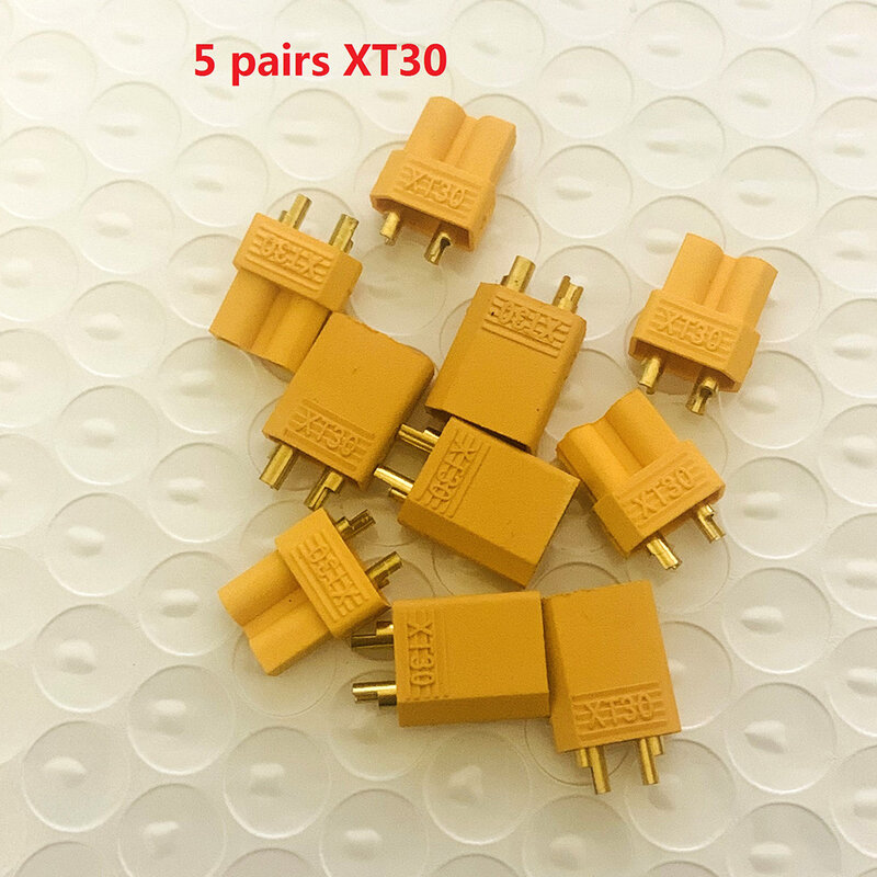 T-Plug رصاصة موصلات ل RC يبو البطارية ، XT60 ، XT60 ، XT60 ، XT30 ، XT90 ، EC3 ، 10 قطعة